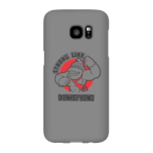 Image of Nintendo Donkey Kong Strong Like Donkey Kong Phone Case - Samsung S7 Edge - Snap Case - Matte