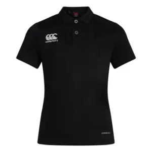 Image of Canterbury Womens/Ladies Club Dry Polo Shirt (8 UK) (Black)