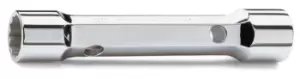 Image of Beta Tools 930 8X9mm Heavy Duty Dble End Bi-Hex Tubular Socket Wrench 009300010