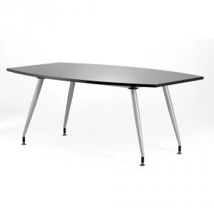 Image of Trexus 1800x1200x800mm Boardroom Table High Gloss Black Ref I000731