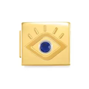 Image of Nomination GLAM Gold CZ Evil Eye Charm