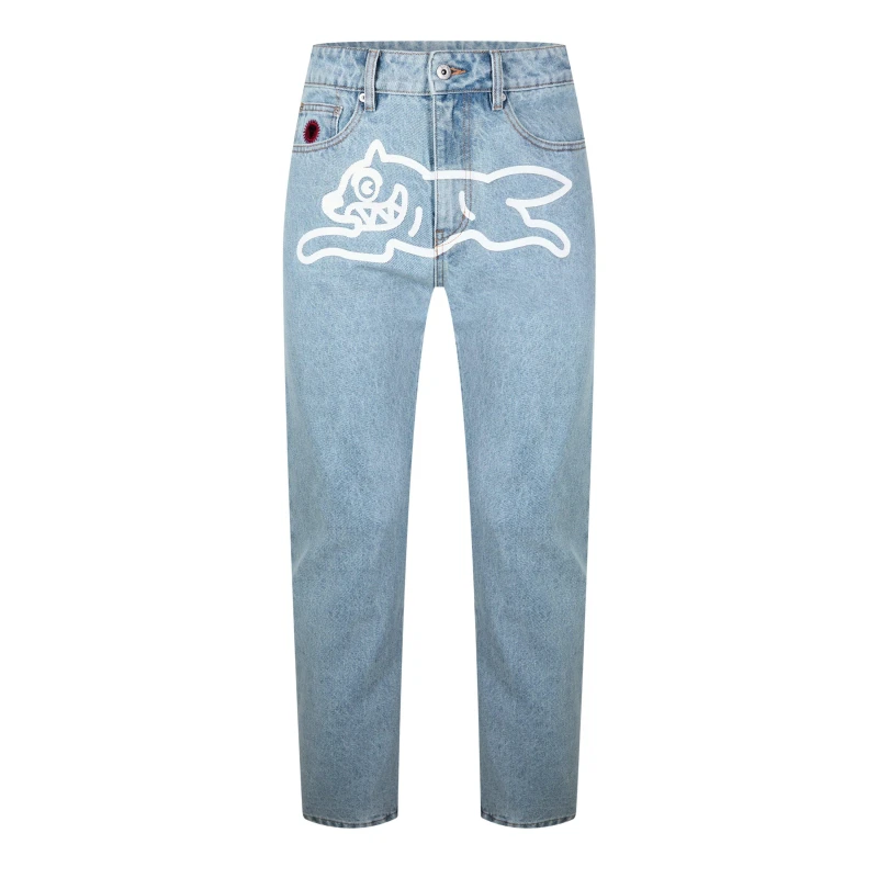 Image of ICECREAM Running Dog Denim Jeans Heavy Wash Blue male 32W R