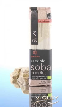Image of Hakubaku Japanese Soba Noodles - Organic - 270g x 8