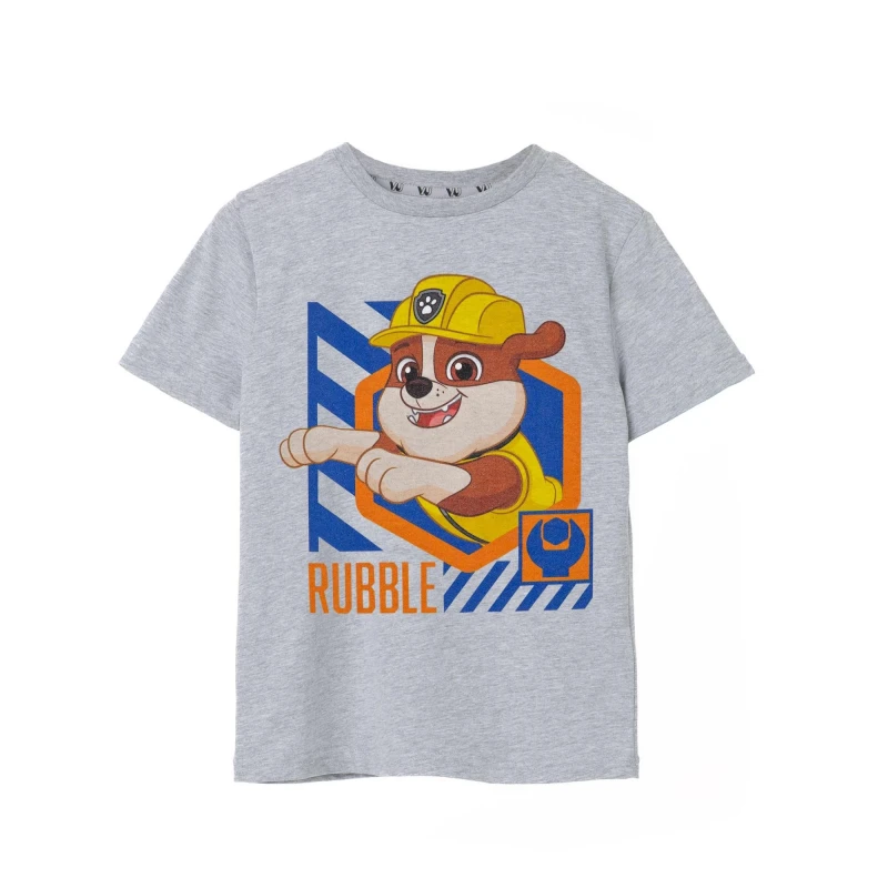 Image of Paw Patrol Short Sleeved T-Shirt Grey