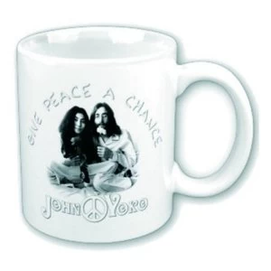 Image of John Lennon - Give Peace A Chance Boxed Standard Mug