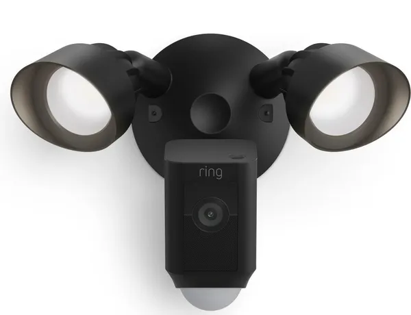 Image of Ring Floodlight Cam Wired Plus - Black
