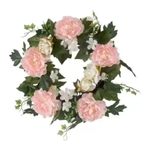 Image of Faux Decor Peony Whirl - Pink