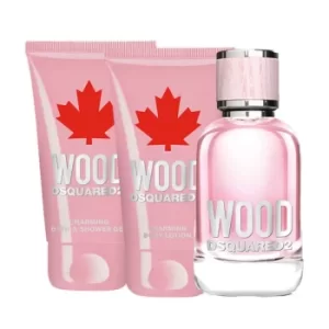 Image of Dsquared2 Wood Pour Femme Gift Set