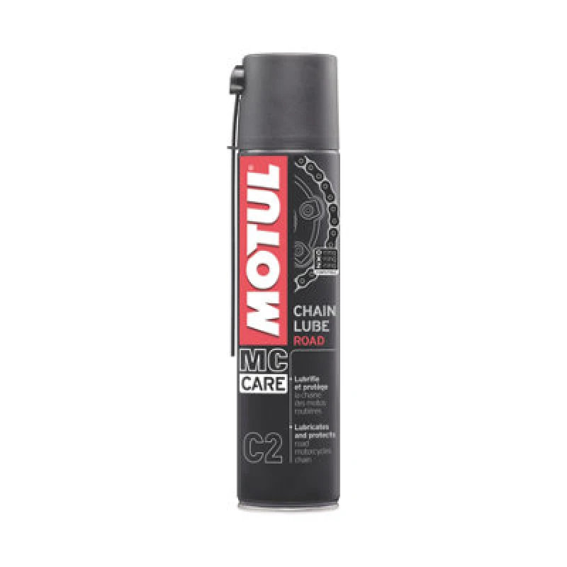 Image of Motul C2 Motorcycle Motorbike Chain Lube Road O X Z Ring Chains 400Ml