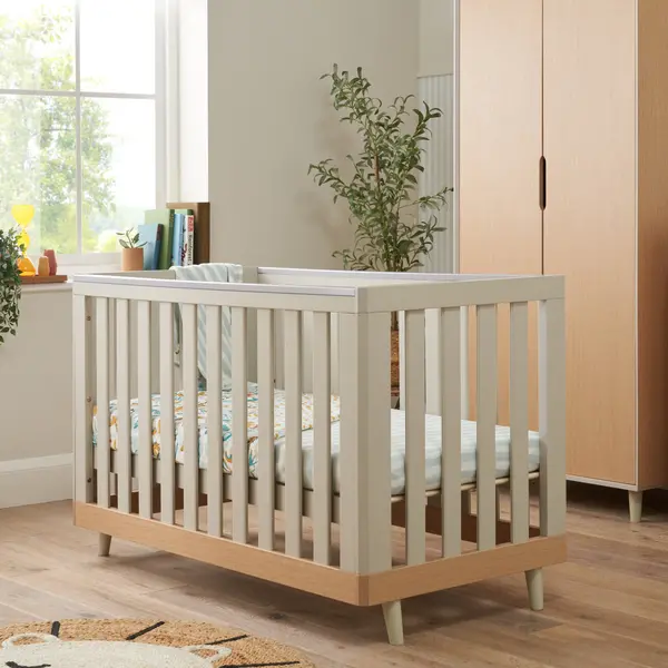 Image of Tutti Bambini Hygge Mini Cot Bed Light Oak