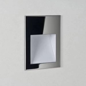 Image of LED 1 Light Indoor Recessed Marker Wall Light Polished Stainless Steel IP65