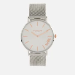 Image of Coach Womens Perry Mesh Strap Watch - Rou SWH