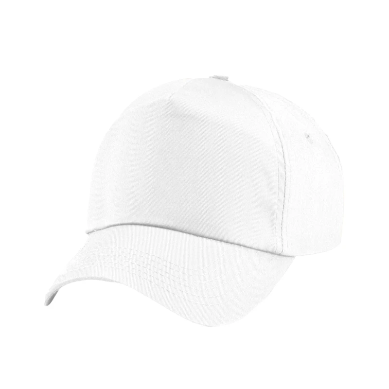 Image of Beechfield Original 5 Panel Cap in White White Unisex One Size