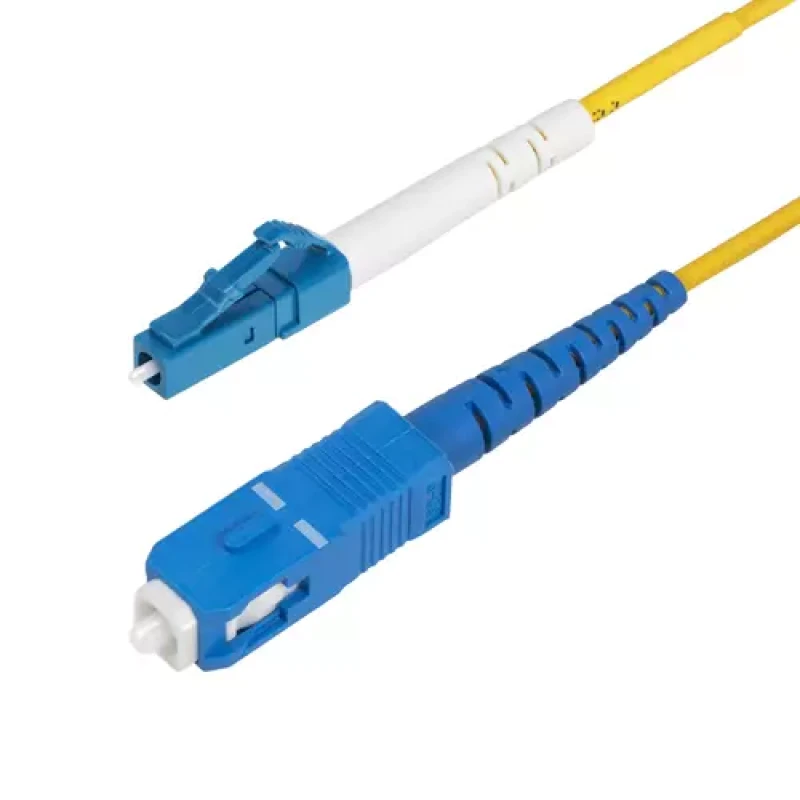 Image of StarTech.com 2m (6.6ft) LC to SC (UPC) OS2 Single Mode Simplex Fiber O