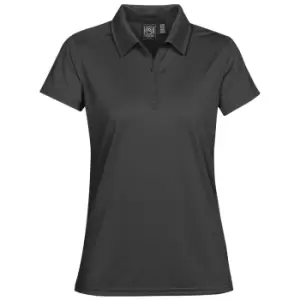 Image of Stormtech Womens/Ladies Eclipse PiquA Polo Shirt (S) (Carbon)