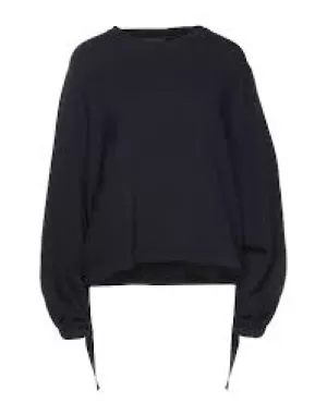 Image of HELMUT LANG Crewneck Women Black cotton