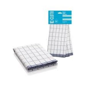 Image of E-Cloth Classic Check Blue E Towel