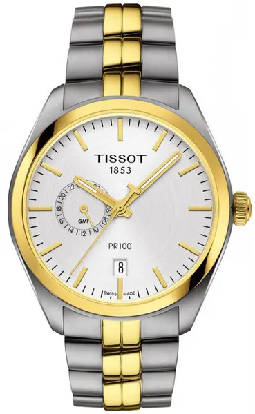 Image of Tissot Watch PR100 Dual Time - Silver TS-881