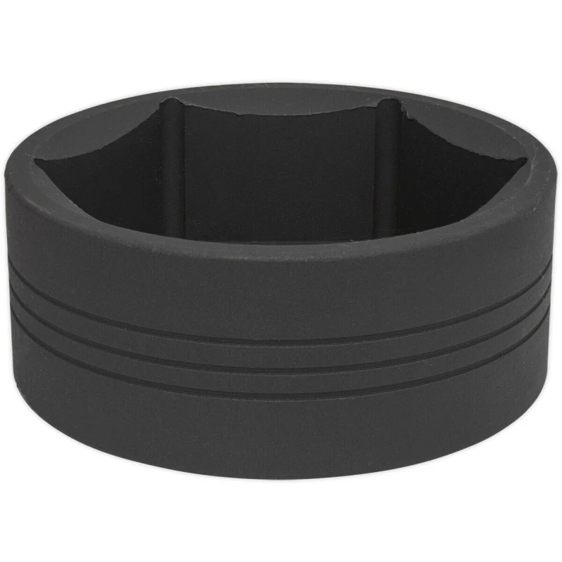 Image of Loops 100mm Commercial 6 Point Impact Socket Bit - 1" Square Drive - Drop Forged Steel Metallics