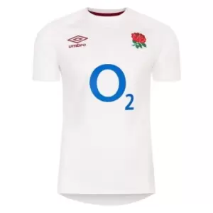 Image of Umbro England Rugby Home Shirt 2023 2024 Juniors - White