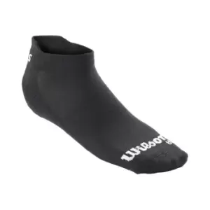Image of Wilson Kaos II No Show Socks 1 Pack - Black