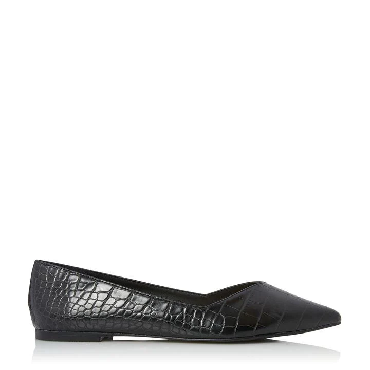 Image of Head Over Heels by Dune Black 'Hailiie' Ballet Pumps - 3