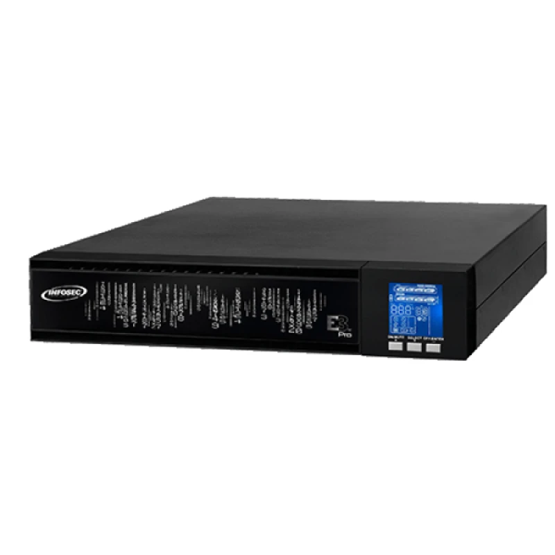 Image of Infosec E3 Pro 2000 RT uninterruptible power supply (UPS) Double-conve
