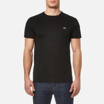Image of Lacoste Mens Pima T-Shirt - Black - 7/XXL