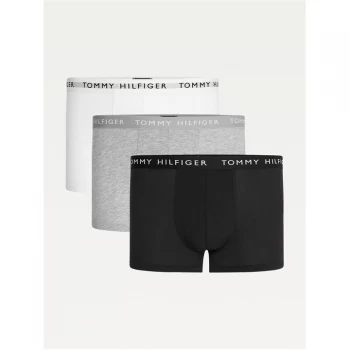 Image of Tommy Bodywear 3P TRUNK - Blk/White/Gry