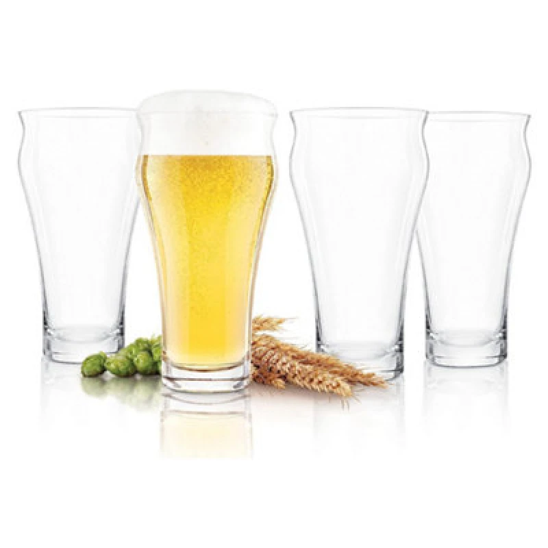 Image of Original Products Final Touch Brewhouse Flared Rim Glasses 591Ml Set Of 4 Clear