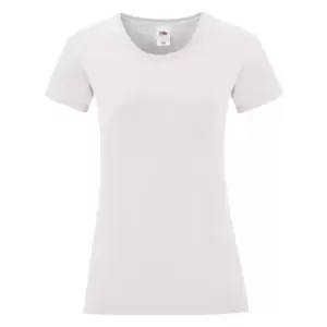 Image of Fruit Of The Loom Womens/Ladies Iconic T-Shirt (XXL) (White)