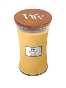 Image of Woodwick Large Hourglass Candle ; Oat Flower