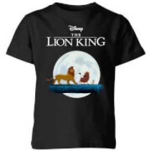 Image of Disney Lion King Hakuna Matata Walk Kids T-Shirt - Black - 3-4 Years
