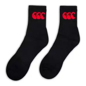 Image of Canterbury Crew Sock 3 Pck 10 - Black