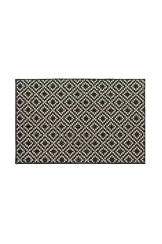 Image of JVL Everley Monochrome Indoor Washable Rug 80 x 120cm