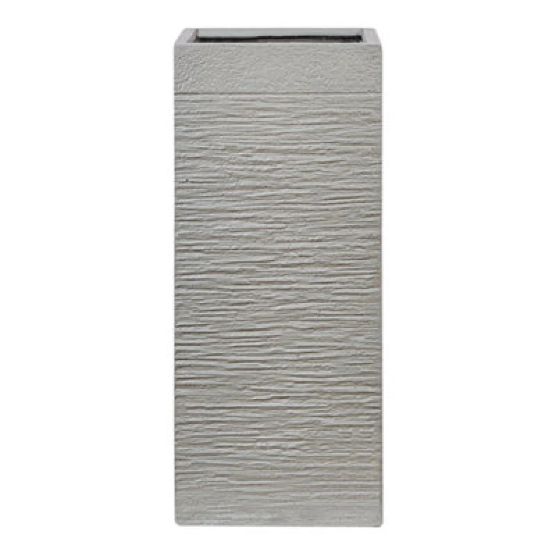 Image of Beliani Plant Pot Dion 26cm Light Grey