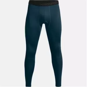 Image of Under Armour Armour Cold Gear Rush Mens Leggings - Blue