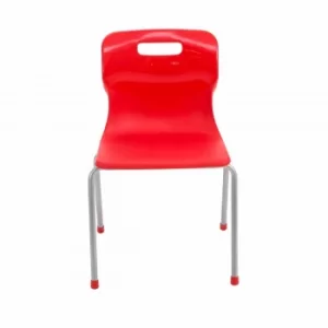 Image of TC Office Titan 4 Leg Chair Size 4, Red