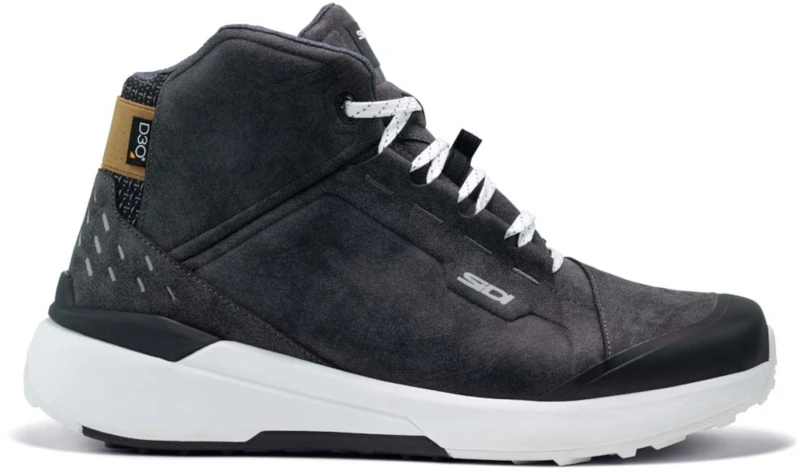 Image of Sidi Nucleus Suede WP Shoes Black White Size 42