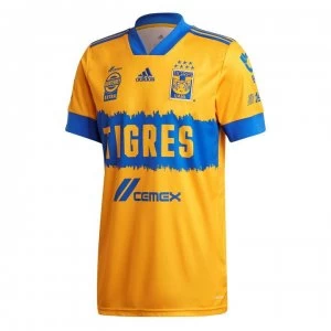 Image of adidas Tigres UANL Home Shirt 2020 2021 - Yellow/Blue