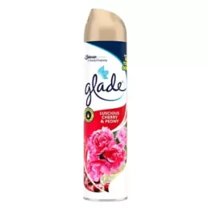 Image of Glade Luscious Cherry and Peony Aerosol Air Freshener 300ml