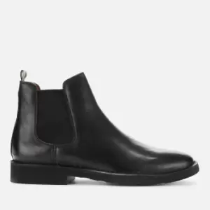 Image of Polo Ralph Lauren Mens Talan Smooth Leather Chelsea Boots - Black - UK 8