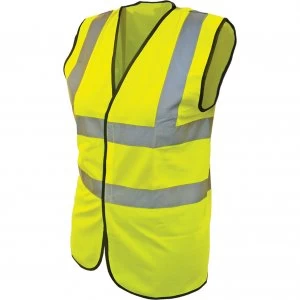 Image of Scan Childrens Hi Vis Waistcoat EN471 Class 2 Yellow 7 - 9