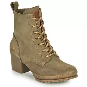 Image of Art CAMDEN womens Low Ankle Boots in Kaki