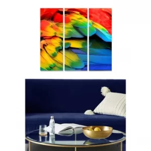 Image of MDF313160582 Multicolor Decorative MDF Painting (3 Pieces)