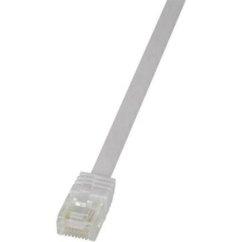 Image of LogiLink 0.5m Cat6 U/UTP RJ45 networking cable White U/UTP (UTP)