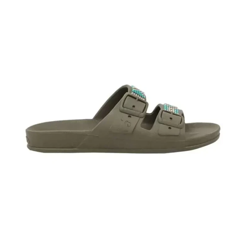 Image of Cacatoes Womens slides Cacatoes Jericoacoara Vert Female 37