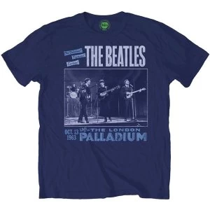 Image of The Beatles - Palladium Unisex Medium T-Shirt - Blue