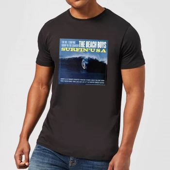 Image of The Beach Boys Surfin USA Mens T-Shirt - Black - 5XL