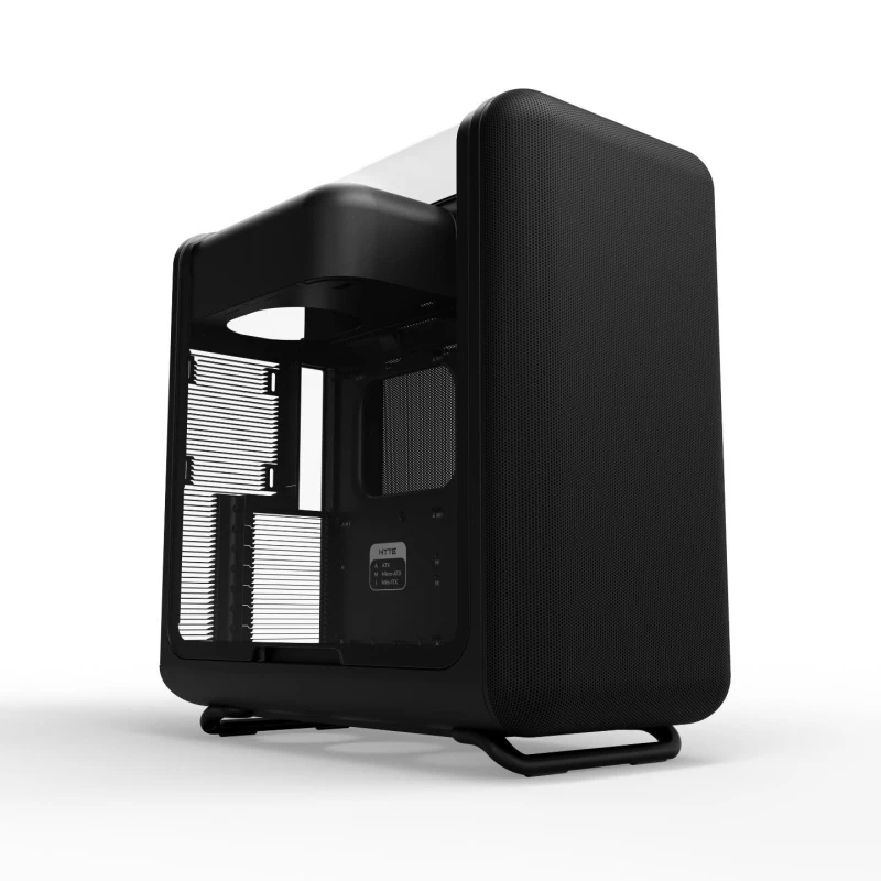 Image of Hyte X50 ATX Mid-Tower PC Case Laminated Acoustic Glass - Pitch Black - CS-HYTE-X50G-BB